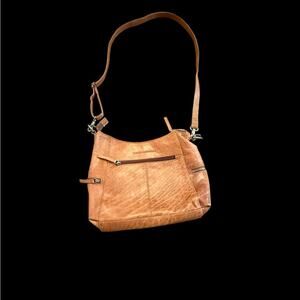 Spikes and Sparrow Brown Leather Shoulder Bag